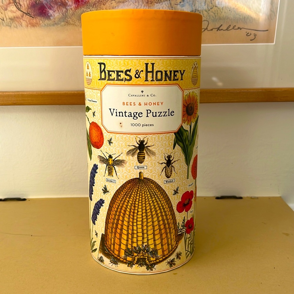 Cavallini and Co Bees and Honey Vintage Puzzle 1000 peices